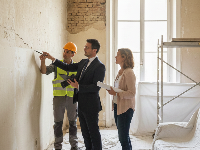 Justiceo blog constat avant travaux