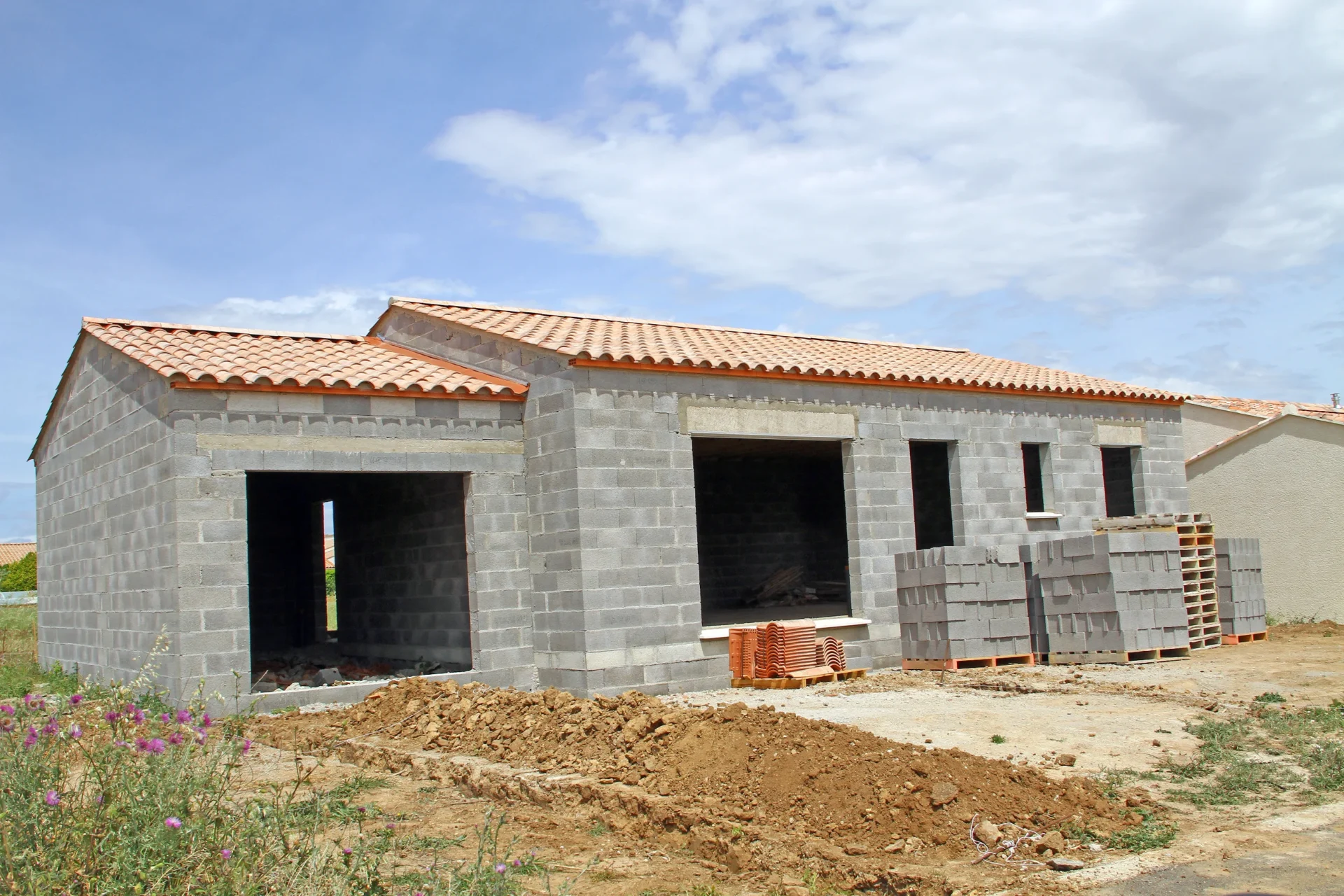 Maison en construction