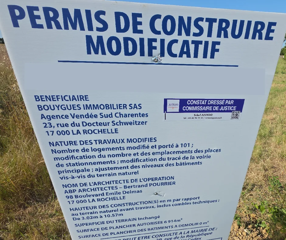 Photo article blog constat d'affichage